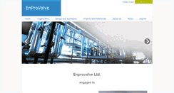 Desktop Screenshot of enprovalve.com